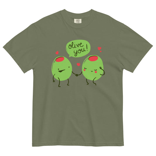 Olive You Men's Relaxed Fit Tee