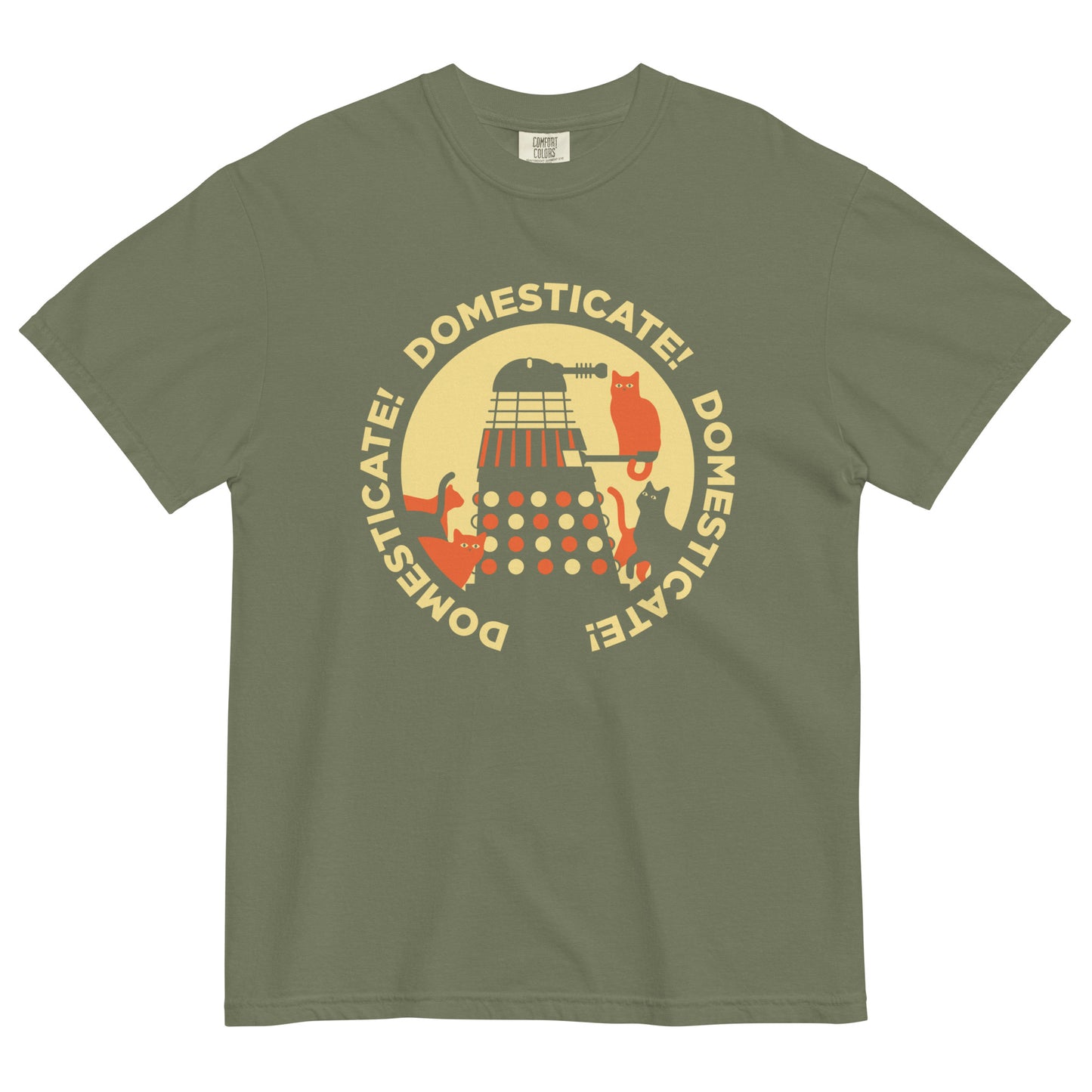 Domesticate! Domesticate! Domesticate! Men's Relaxed Fit Tee
