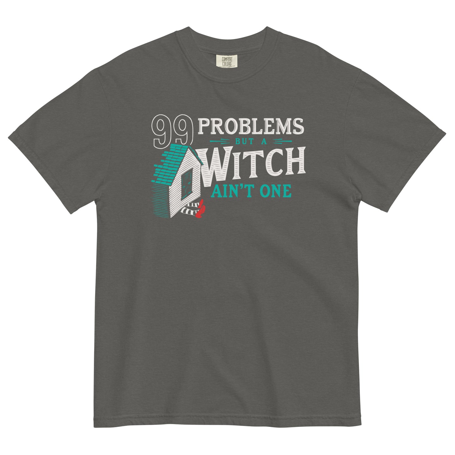 99 Problems But A Witch Ain't One Men's Relaxed Fit Tee