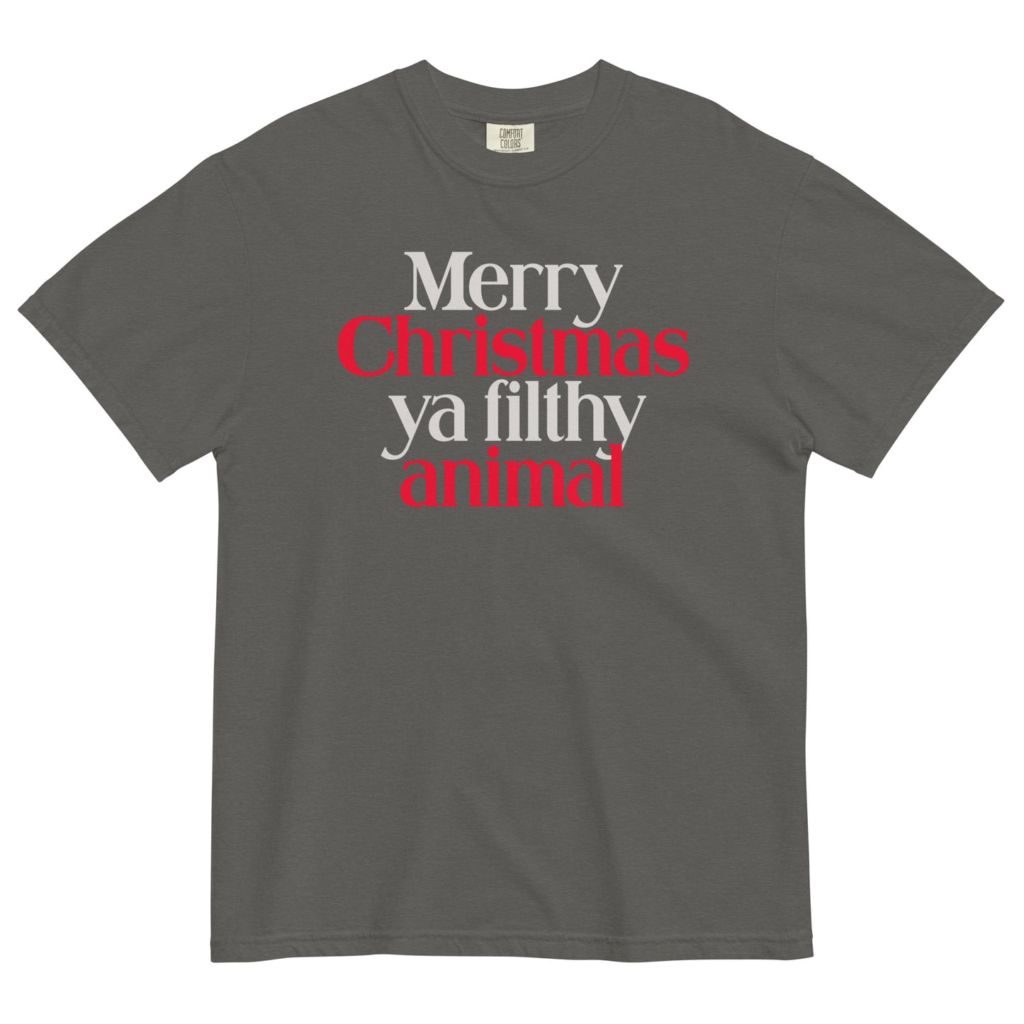 Merry Christmas Ya Filthy Animal Men's Relaxed Fit Tee