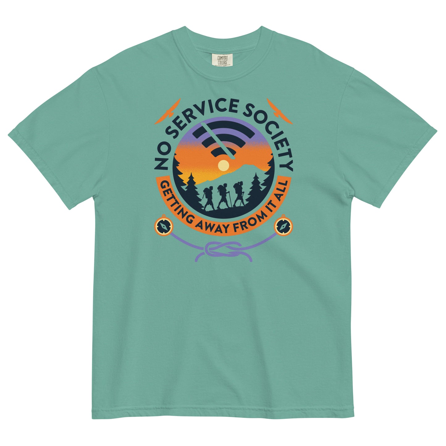 No Service Society Men's Relaxed Fit Tee