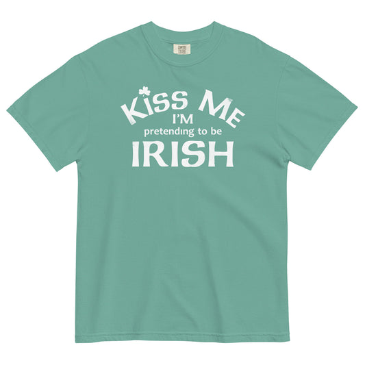 Kiss Me I'm Pretending To Be Irish Men's Relaxed Fit Tee