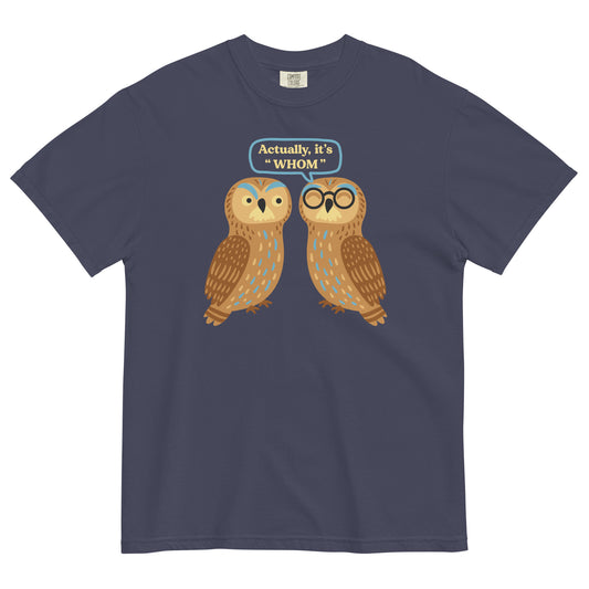 Actually, It's Whom Men's Relaxed Fit Tee