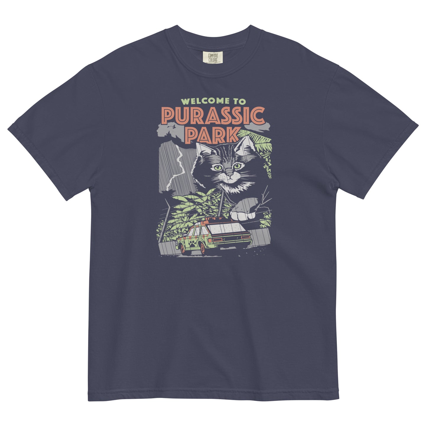 Purassic Park Men's Relaxed Fit Tee