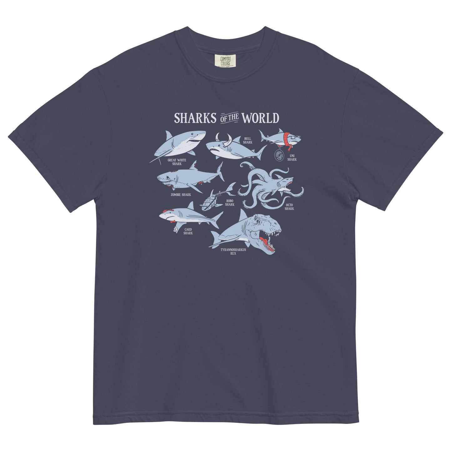 Sharks Of The World Men's Relaxed Fit Tee