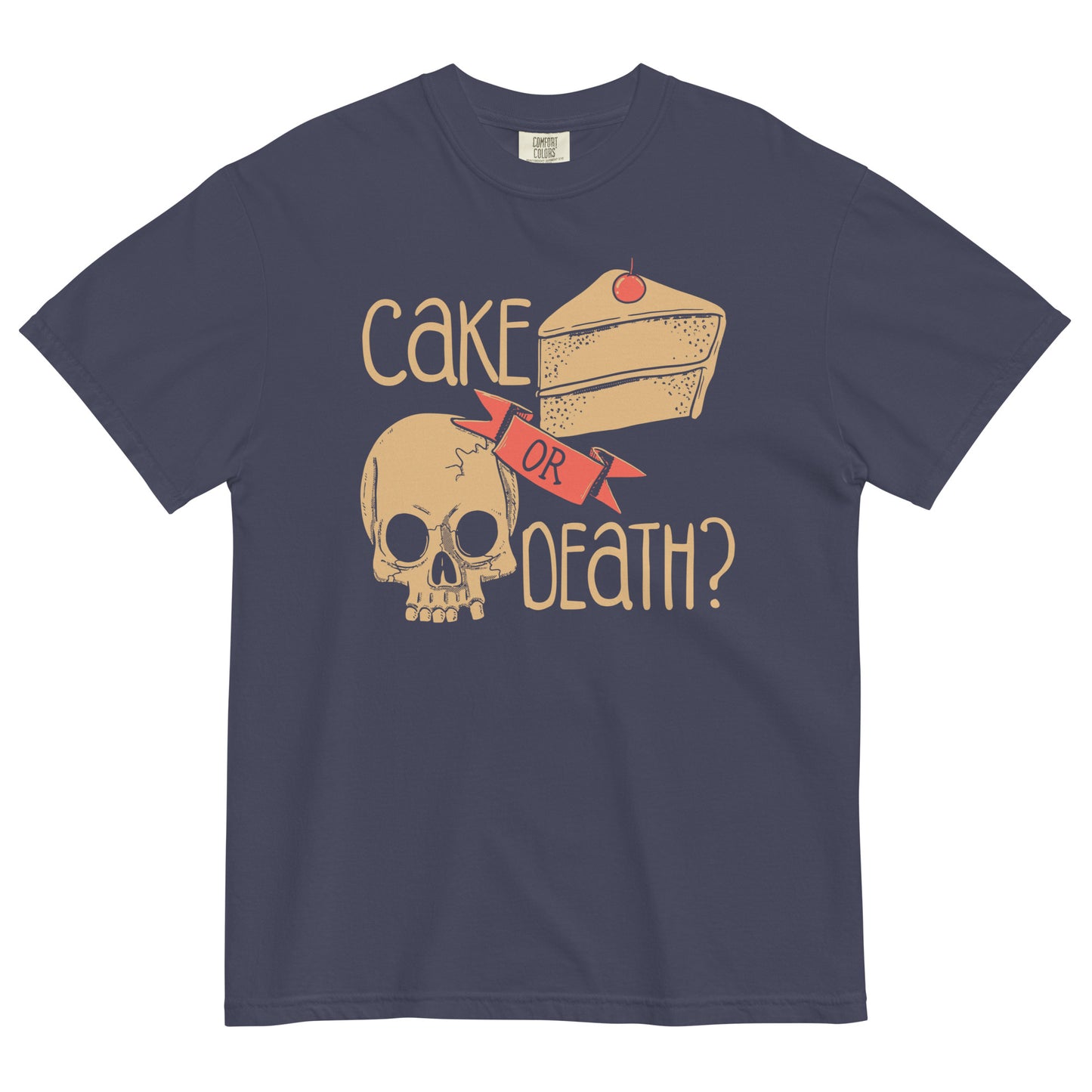 Cake Or Death? Men's Relaxed Fit Tee