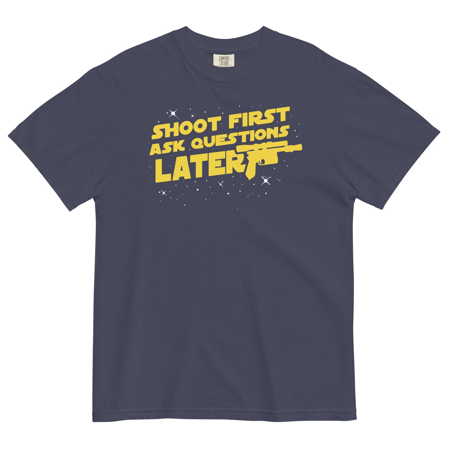 Shoot First Ask Questions Later Men's Relaxed Fit Tee