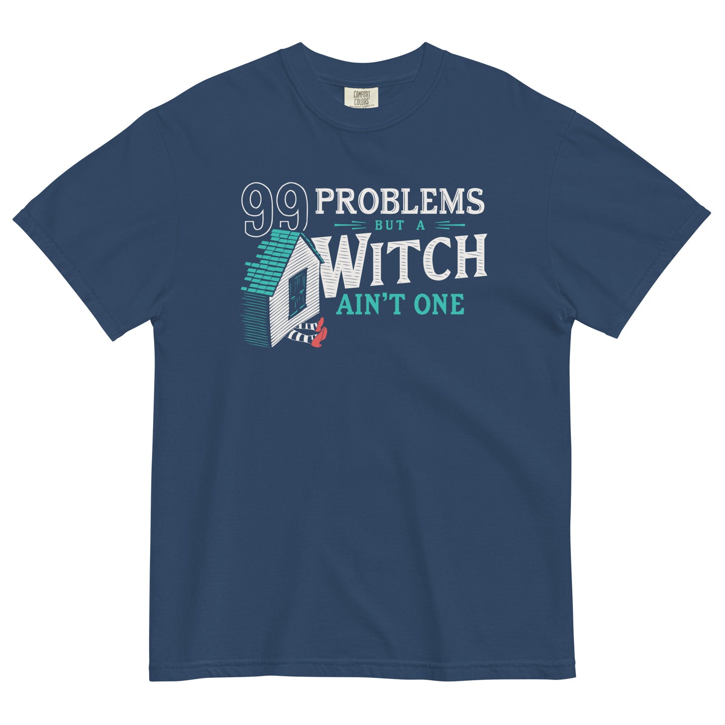 99 Problems But A Witch Ain't One Men's Relaxed Fit Tee