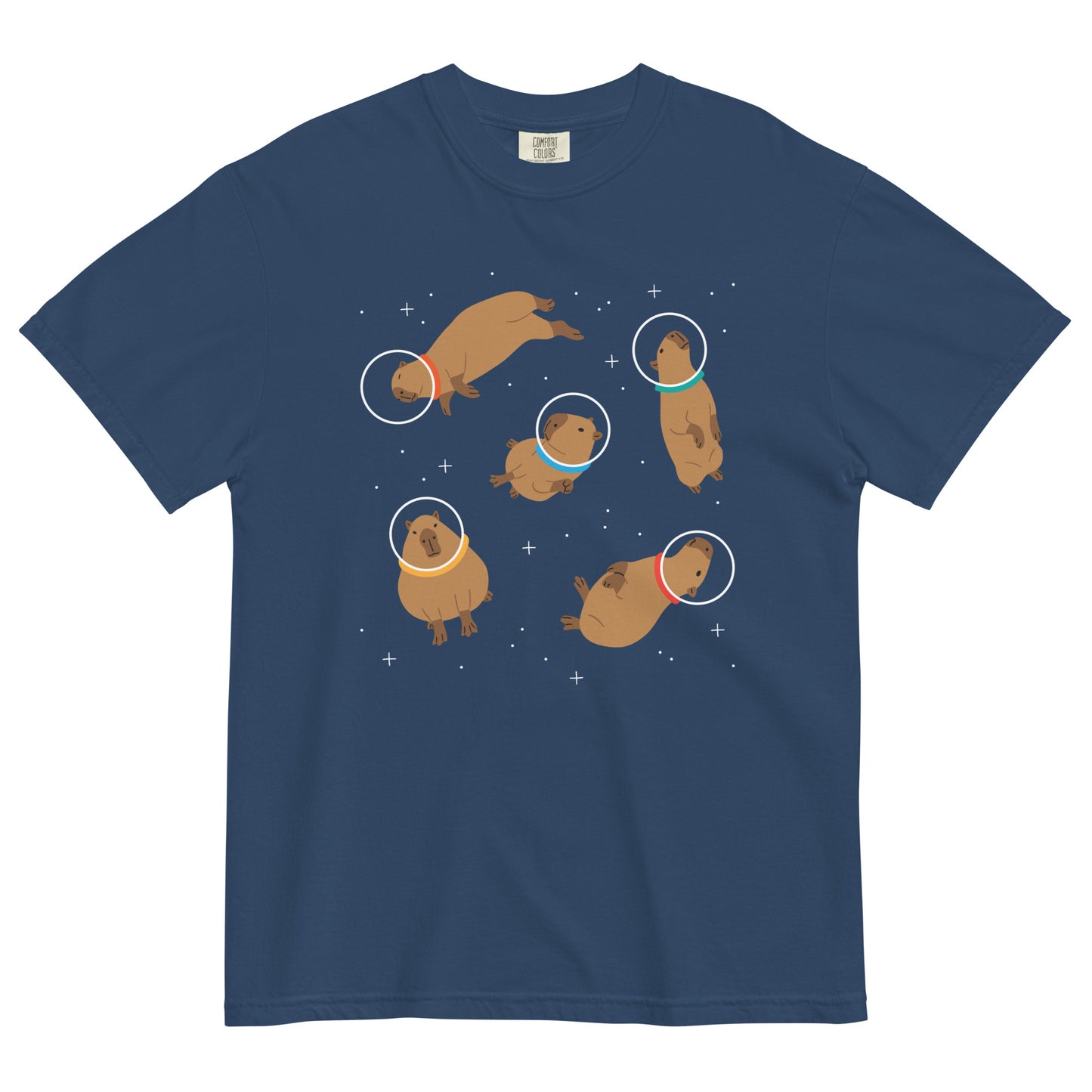 Capybaras In Space Men's Relaxed Fit Tee