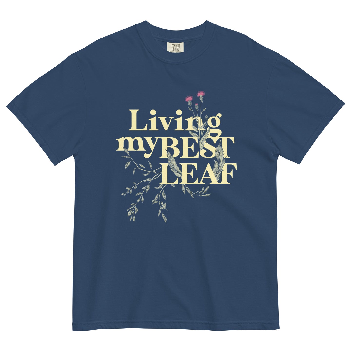 Living My Best Leaf Men's Relaxed Fit Tee