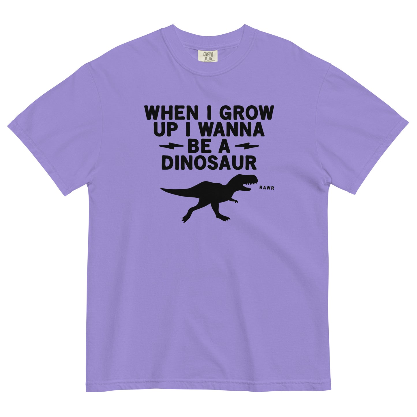 When I Grow Up I Wanna Be A Dinosaur Men's Relaxed Fit Tee