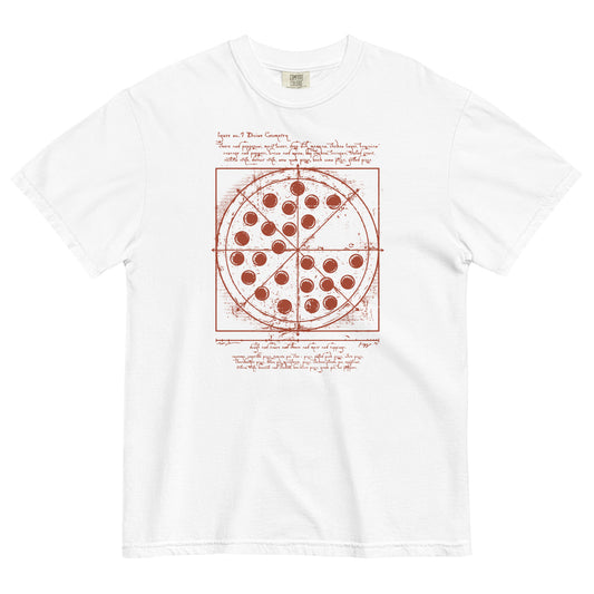 Vitruvian Pizza Men's Relaxed Fit Tee