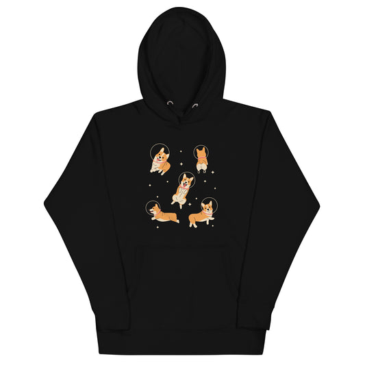Corgis In Space Unisex Hoodie