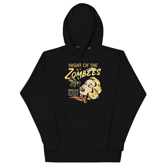 Night Of The Zombees Unisex Hoodie