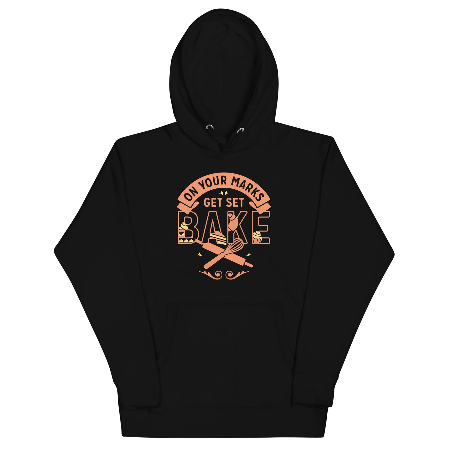 On Your Marks Get Set Bake Unisex Hoodie