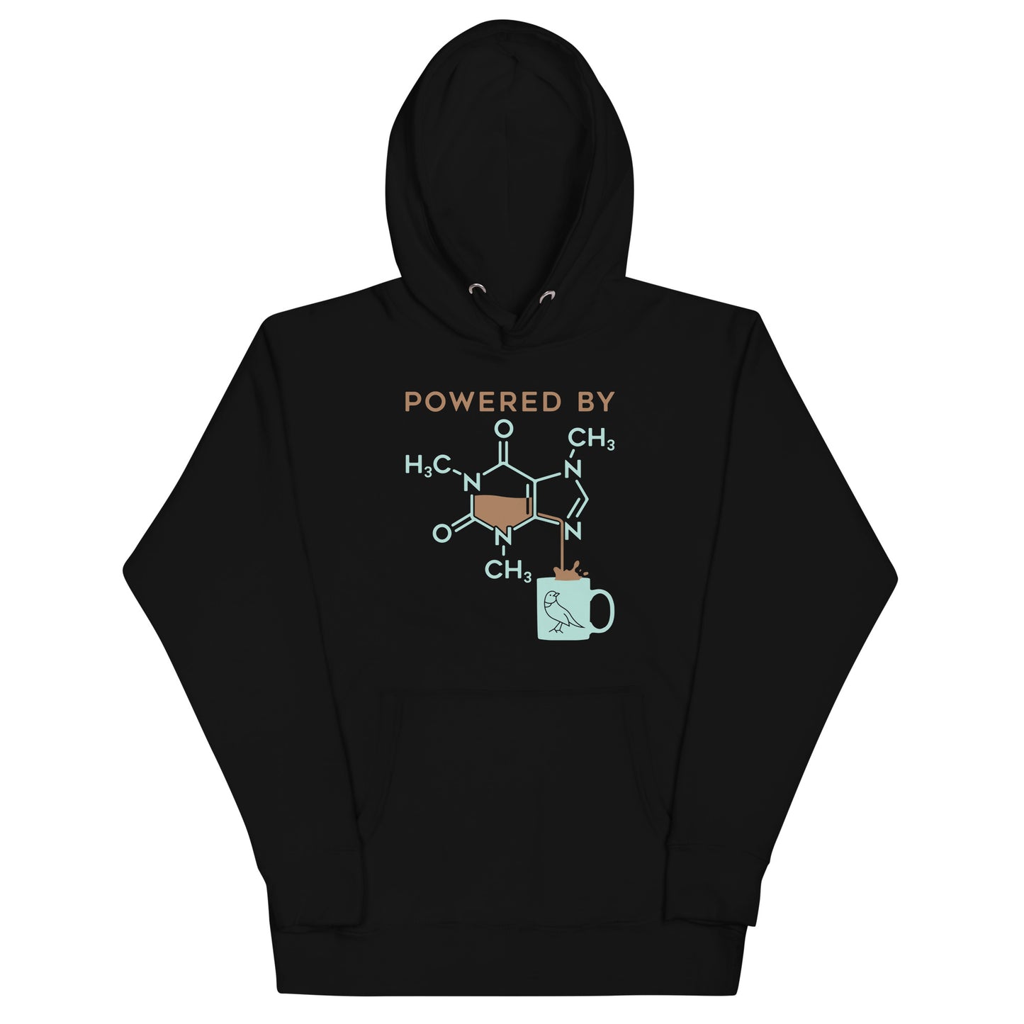 Powered By Caffeine Unisex Hoodie
