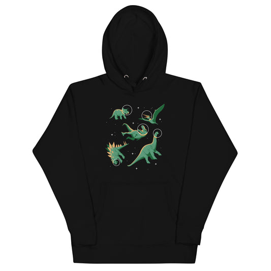 Dinos In Space Unisex Hoodie