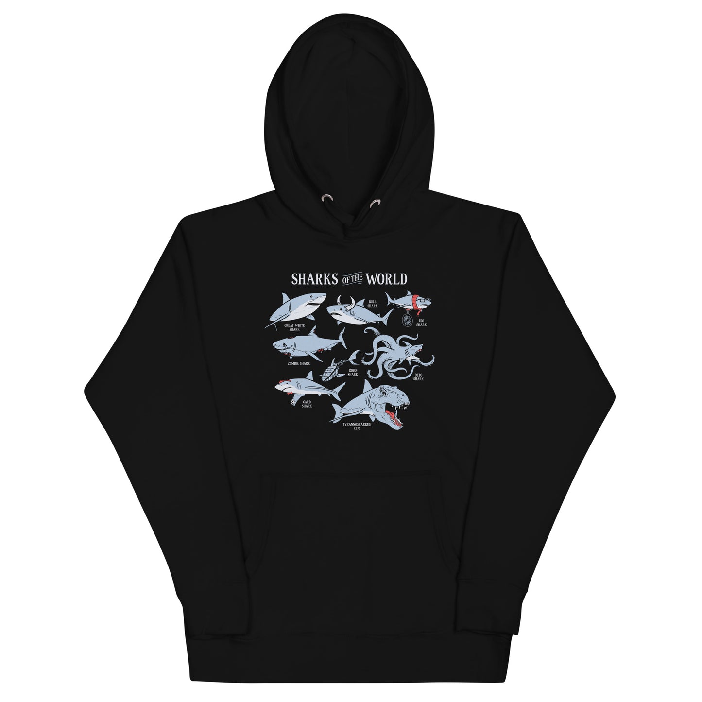 Sharks Of The World Unisex Hoodie