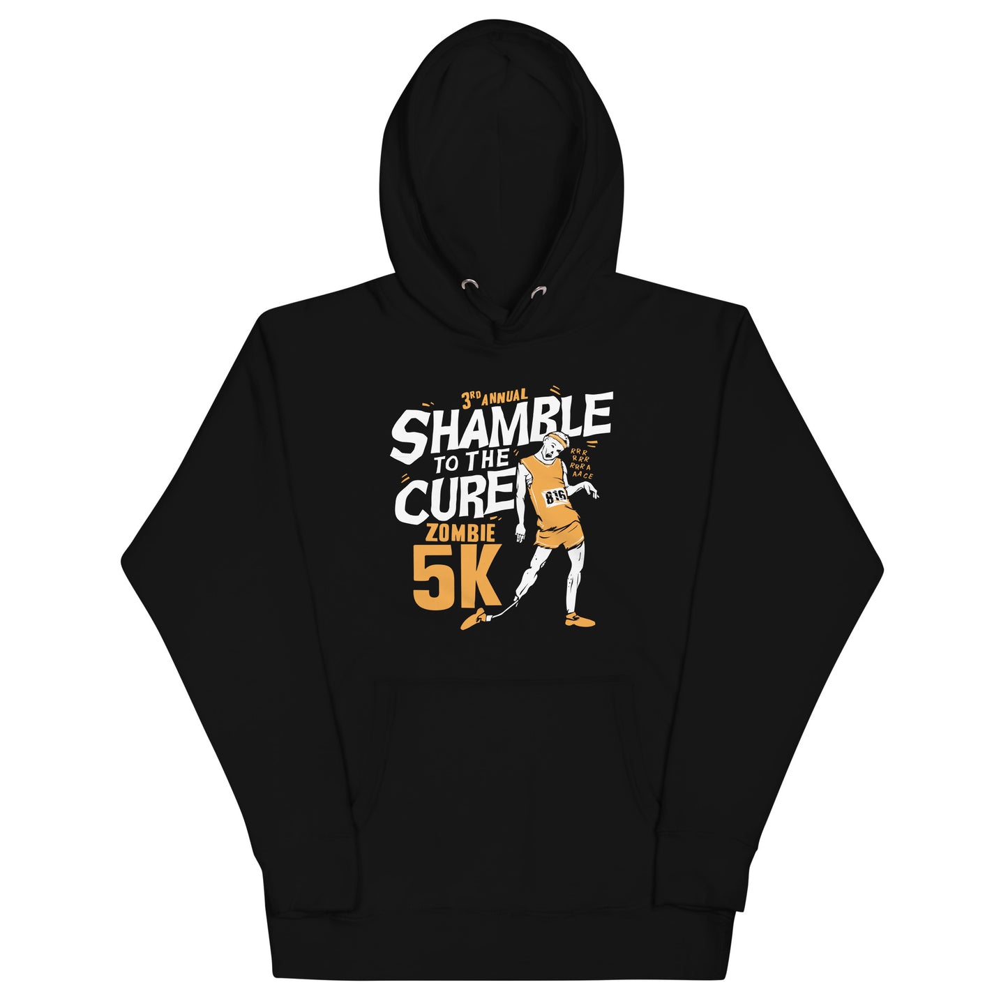 Shamble To The Cure Zombie 5K Unisex Hoodie