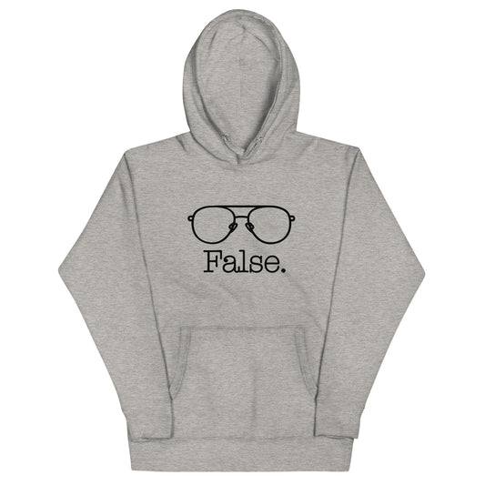 False Glasses Unisex Hoodie