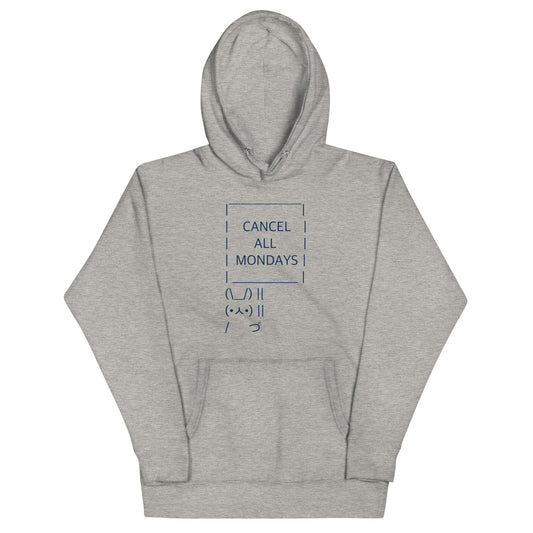 Cancel All Mondays Bunny Unisex Hoodie