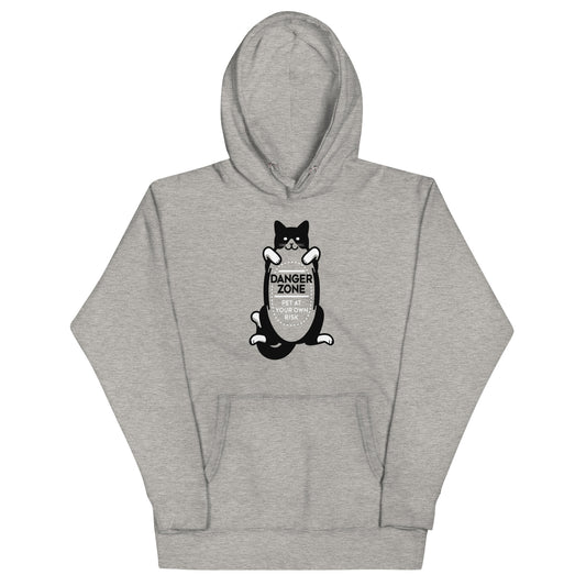 Cat Danger Zone Unisex Hoodie