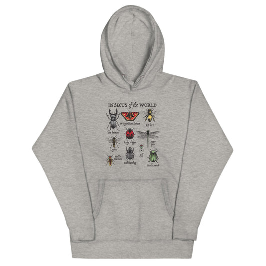 Insects Of The World Unisex Hoodie