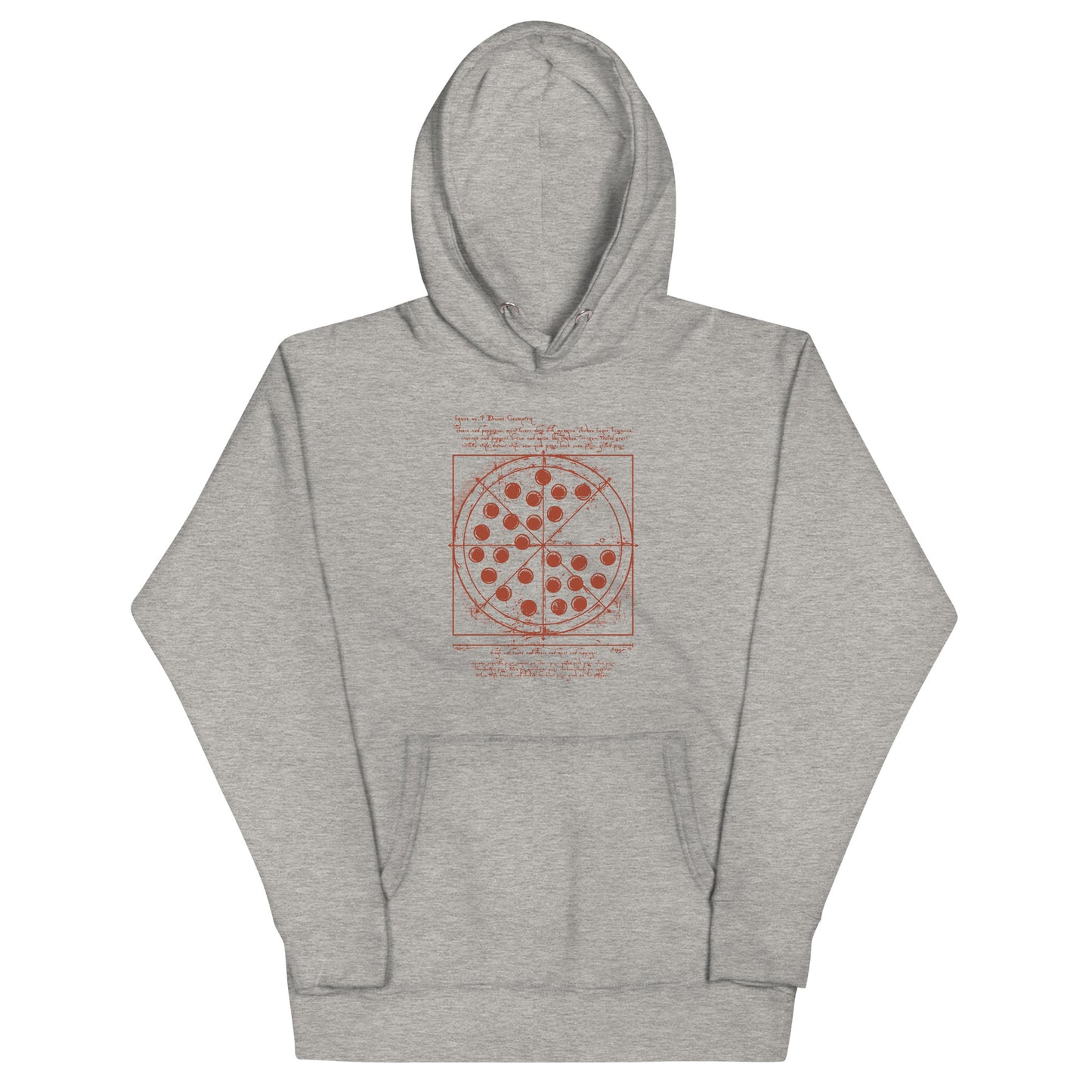 Vitruvian Pizza Unisex Hoodie