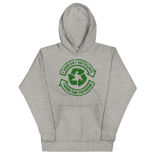 I Support Recycling Unisex Hoodie