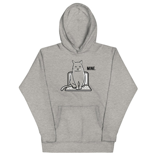 Mine Computer Cat Unisex Hoodie