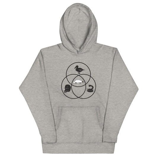 Platypus Venn Diagram Unisex Hoodie