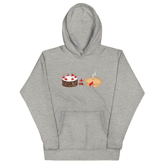 Cake Plus Pie Unisex Hoodie