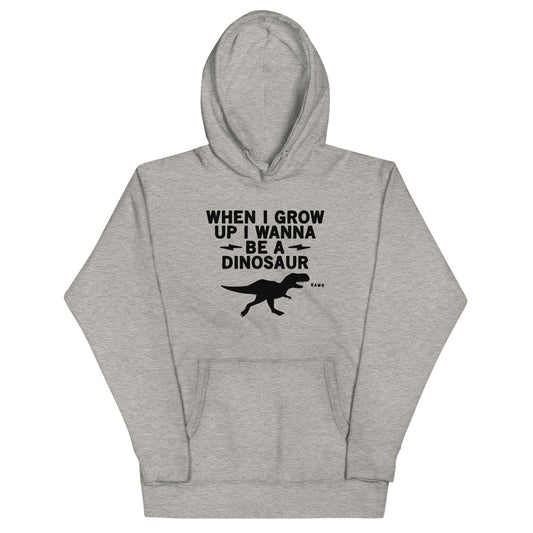 When I Grow Up I Wanna Be A Dinosaur Unisex Hoodie