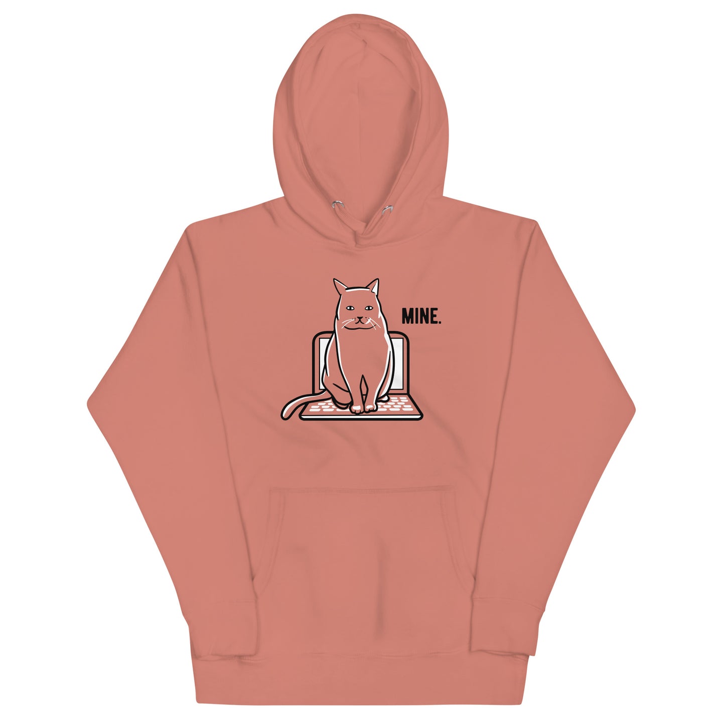 Mine Computer Cat Unisex Hoodie