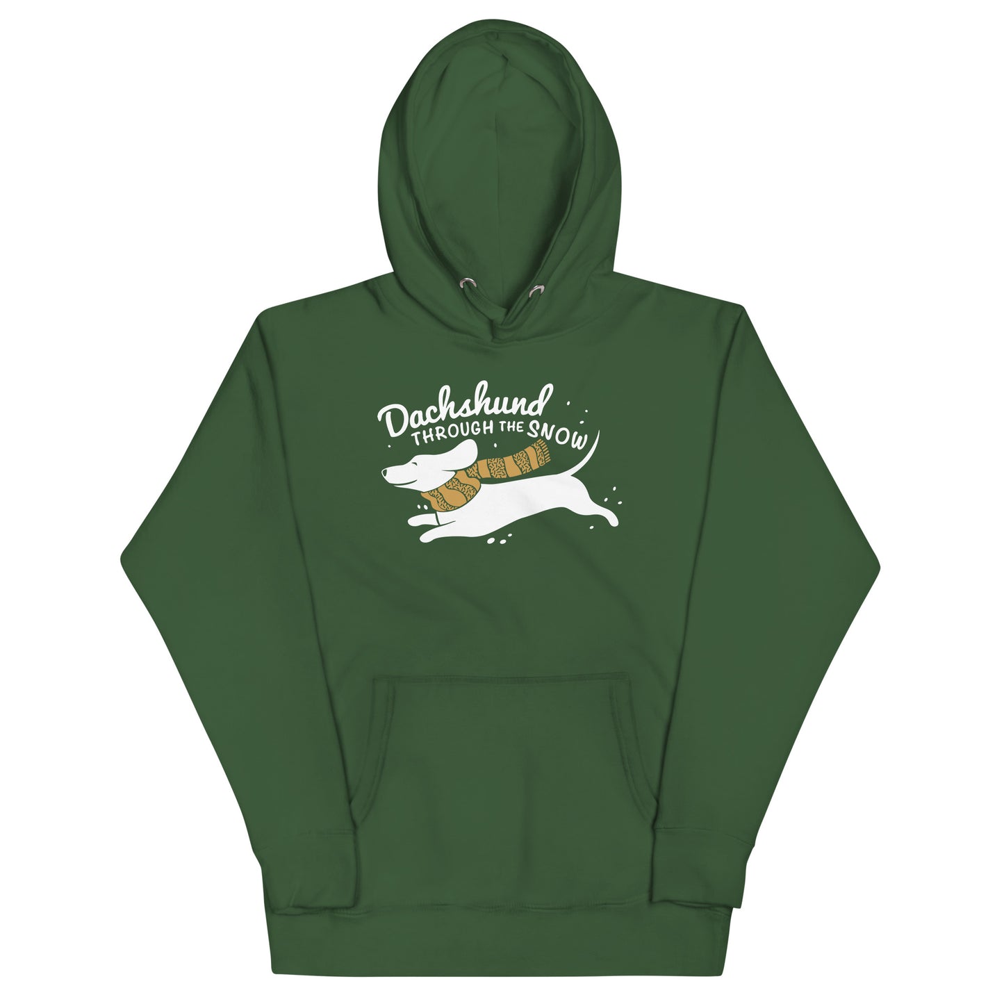 Dachshund Through The Snow Unisex Hoodie