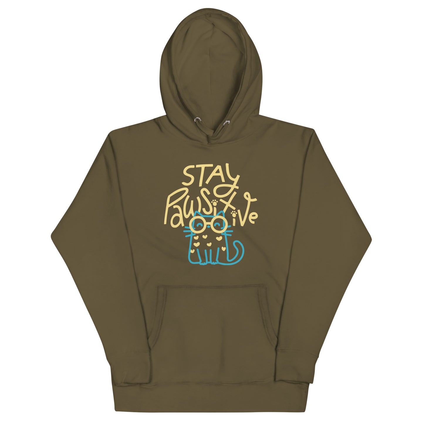 Stay Pawsitive Unisex Hoodie