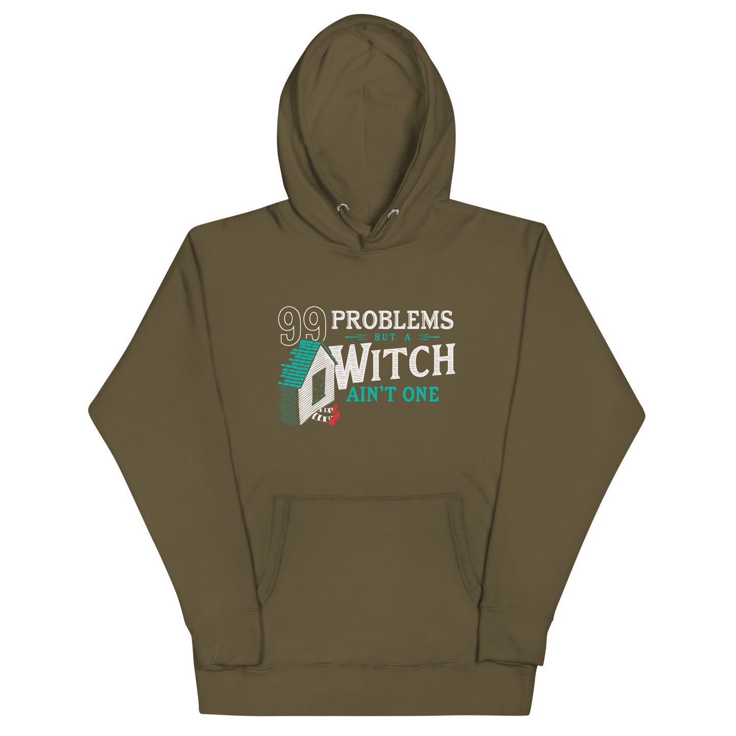 99 Problems But A Witch Ain't One Unisex Hoodie