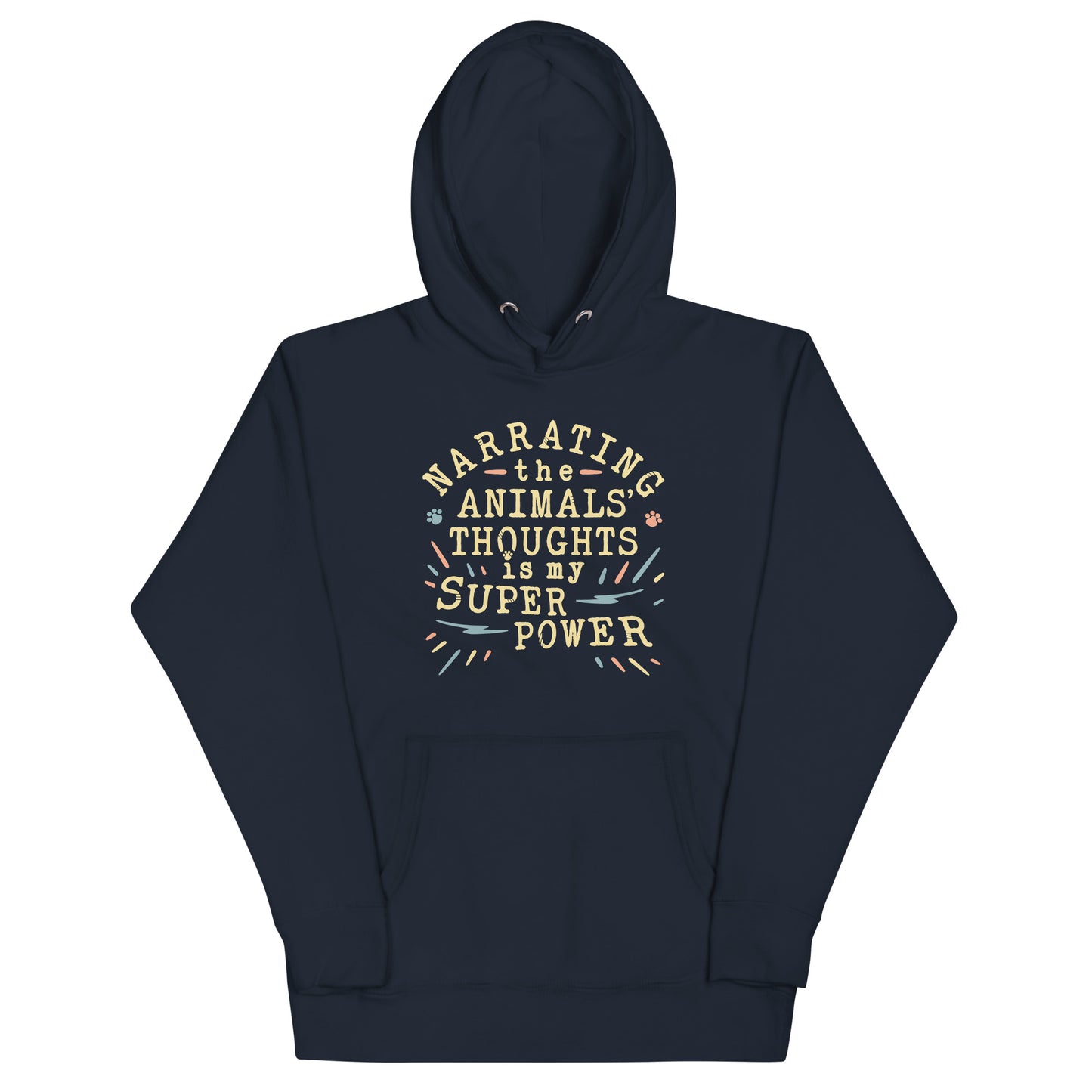 Narrating The Animals Thoughts Unisex Hoodie