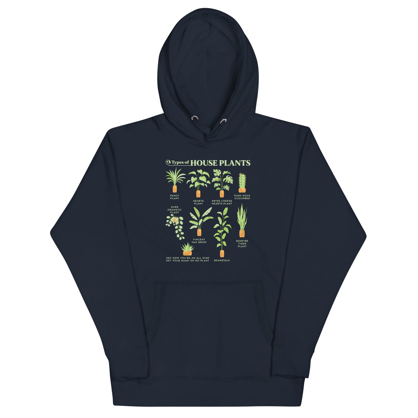 Types Of House Plants Unisex Hoodie