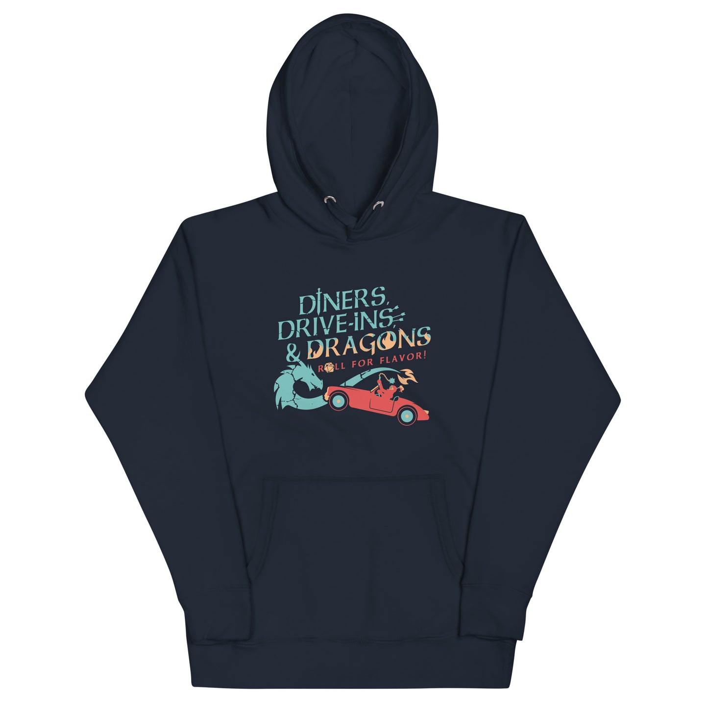 Diners, Drive-ins, & Dragons Unisex Hoodie