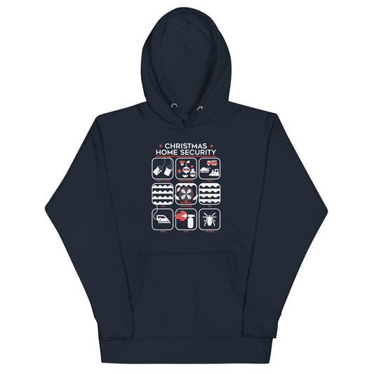 Christmas Home Security Unisex Hoodie