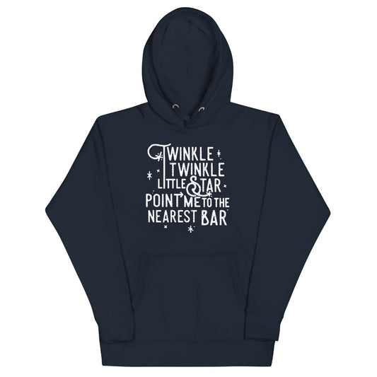 Point Me To The Nearest Bar Unisex Hoodie