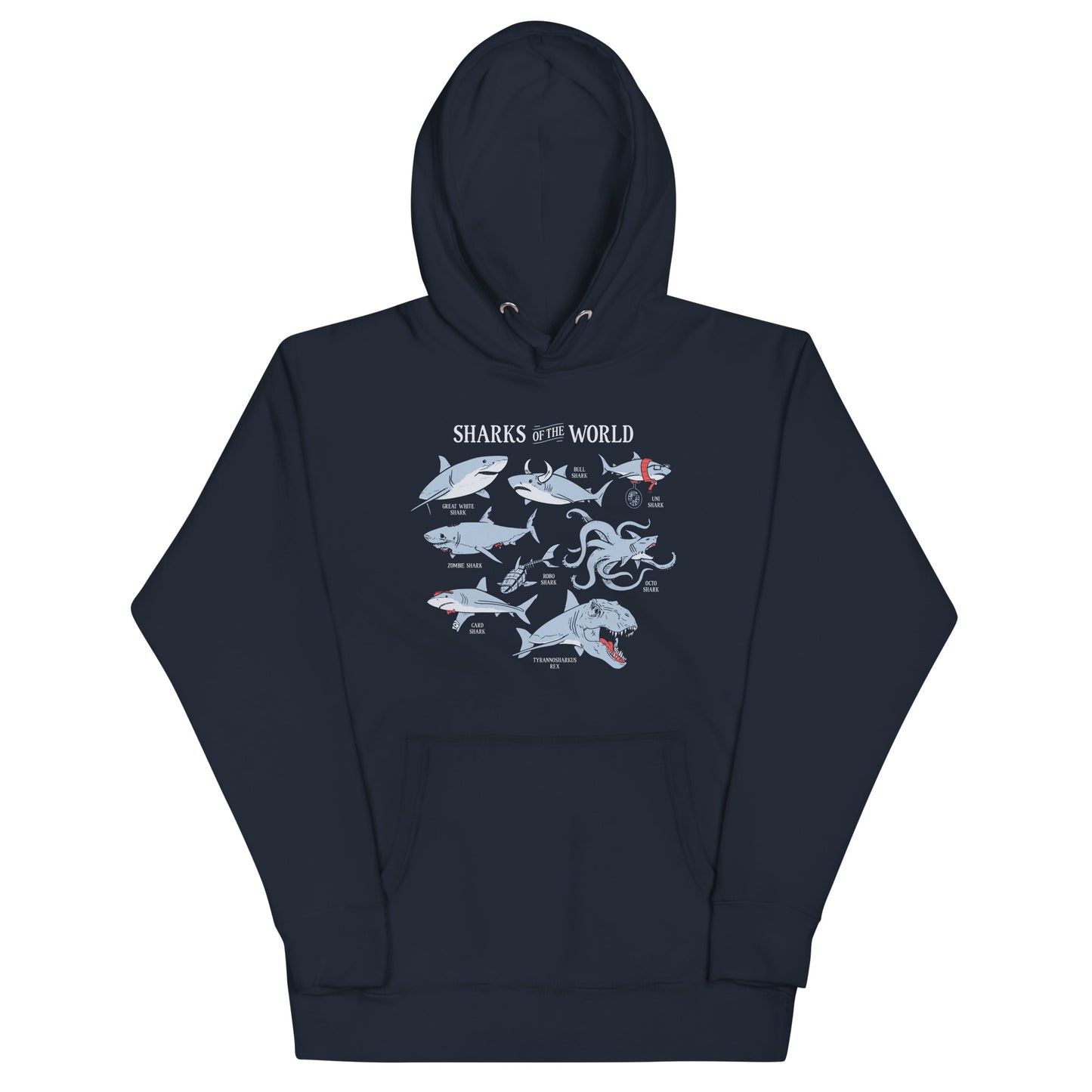Sharks Of The World Unisex Hoodie