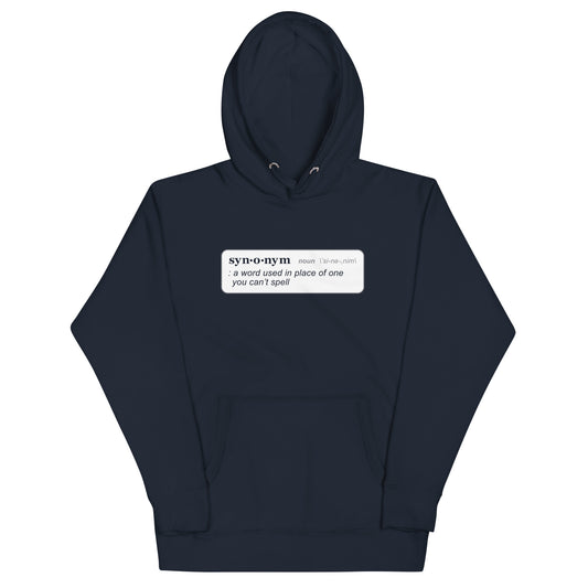 Synonym Definition Unisex Hoodie