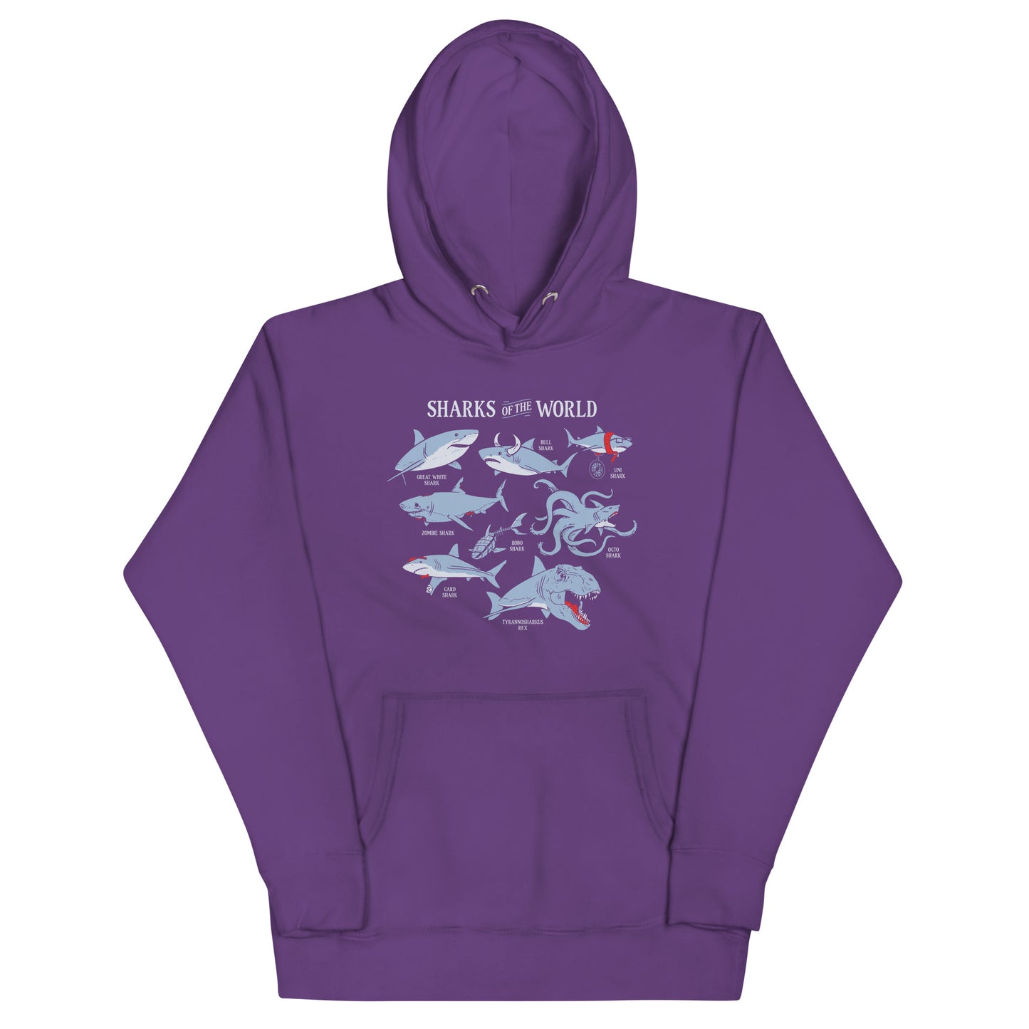 Sharks Of The World Unisex Hoodie