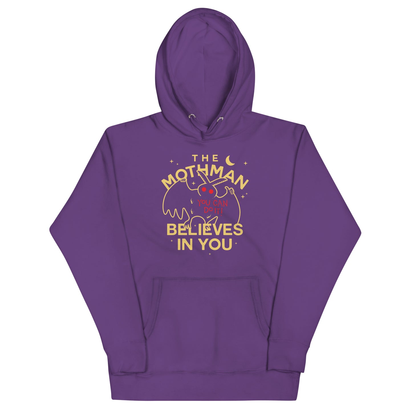 The Mothman Believes In You Unisex Hoodie