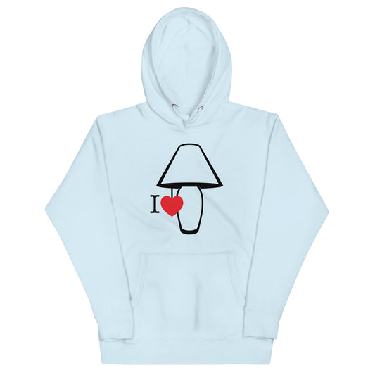 I Love Lamp Unisex Hoodie