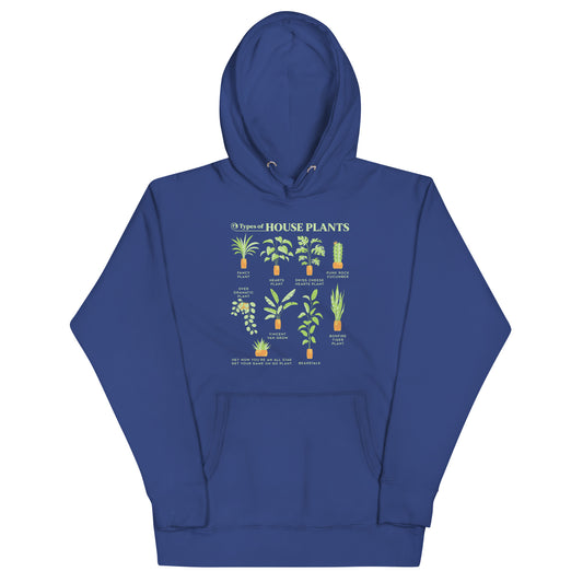 Types Of House Plants Unisex Hoodie