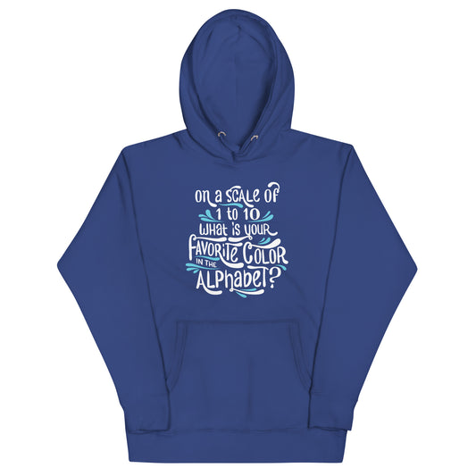 Favorite Color In The Alphabet Unisex Hoodie