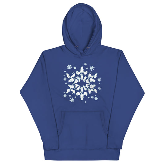 Cat Snowflake Unisex Hoodie